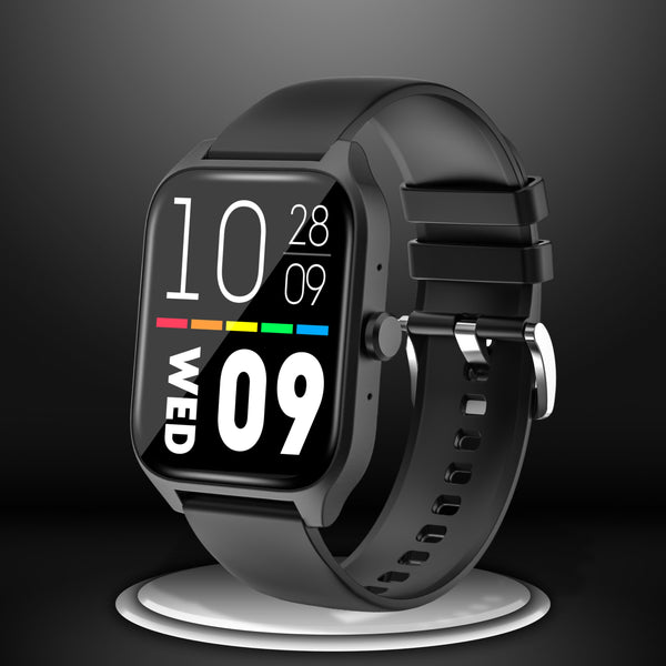 Nervfit MyCLNQ Pulse Smartwatch with Health Subscription, 1.85" HD Display, BT Calling, Waterproof, Heart Rate, SpO2, Stress & Sleep Monitoring, Upto 5 Day Battery, Multi Sports Modes