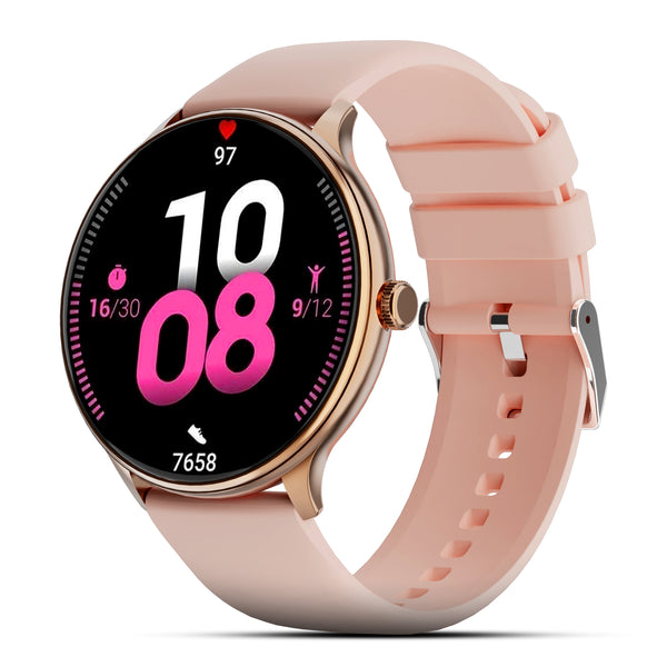 Nervfit ACTIV Pro 1.39" TrueColor+ LED Smartwatch with Heart Rate, SpO2, BP, Activity Tracking, Reminders, Alarms