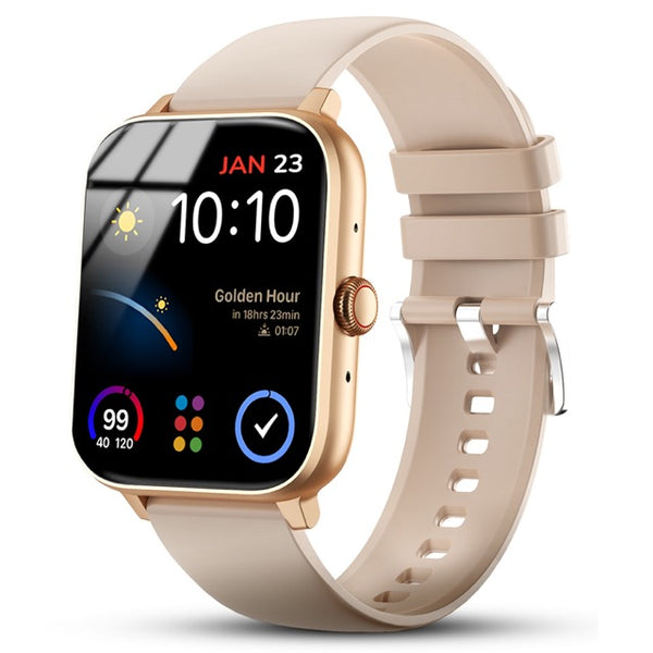 Nervfit Vibe Smartwatch 1.85" LED Display, BT Calling, Waterproof, Heart Rate, SpO2, Stress & Sleep Monitoring, Upto 5 Day Battery, Multi Sports Modes